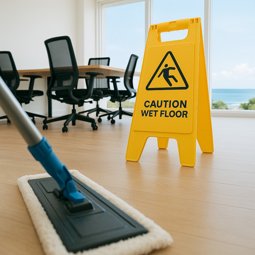 caution-board-while-cleaning