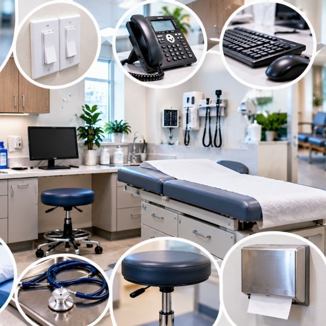 12 High-Touch Surfaces Medical Offices
